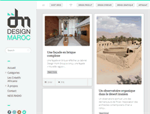 Tablet Screenshot of designmaroc.com